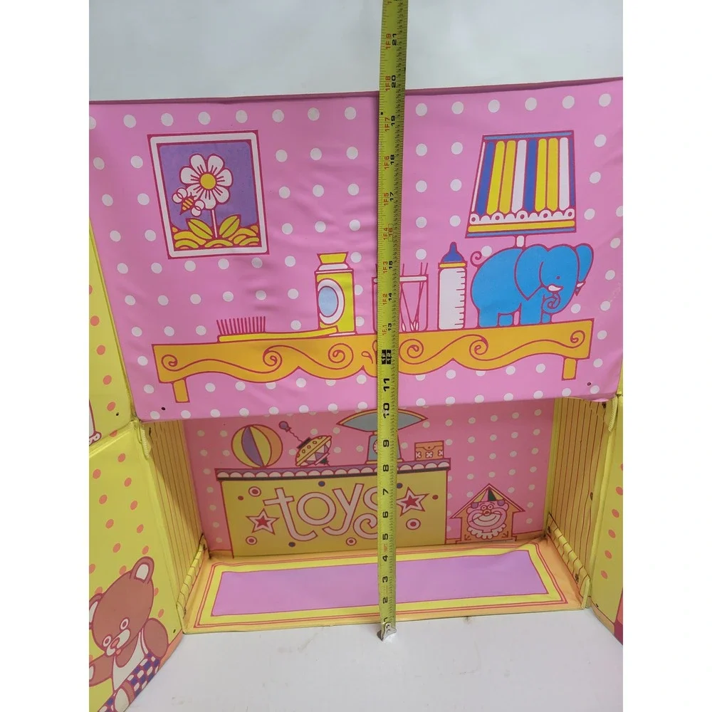 Vintage 1977 Mattel Baby Tender Love Nursery Vinyl Dollhouse Carrying Case Trunk